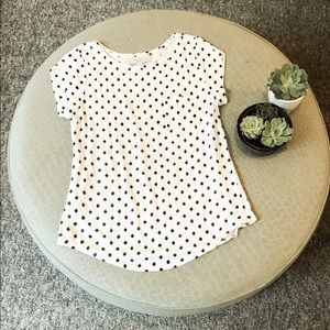LOFT Short sleeve patterned tee